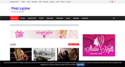 Desktop Screenshot of postlajme.com