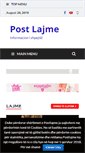 Mobile Screenshot of postlajme.com